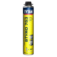 Пено-клей для теплоизоляции Tytan Styro 753. 750мл Пено-клей для теплоизоляции Tytan Styro 753. 750мл