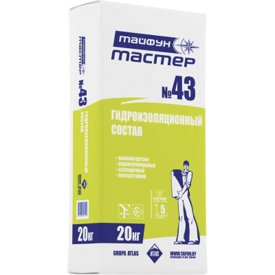 Гидроизоляция Тайфун Мастер №43. 20кг
