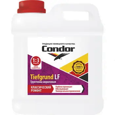 Грунтовка Condor Tiefgrund LF 1:3