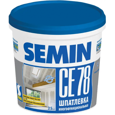 Шпатлевка SEMIN СЕ-78 (синяя крышка) финишная . 20 кг