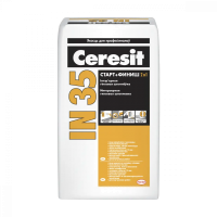 Шпатлевка гипсовая Ceresit IN 35 белая. 15кг