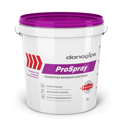 Шпатлевка Danogips ProSpray машинного нанесения. 25 кг