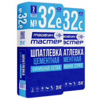 Шпатлевка цементная финишная Тайфун Мастер №32е Шпатлевка цементная финишная Тайфун Мастер №32е
