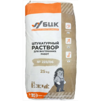 Штукатурка цементно-известковая Ёжик 223/06. Для внутренних работ. 25кг Штукатурка цементно-известковая Ёжик 223/06. Для внутренних работ. 25кг