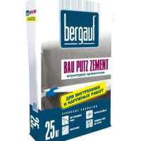 Штукатурка цементная Bergauf Bau Putz Zement. Зима. 25 кг Штукатурка цементная Bergauf Bau Putz Zement. Зима. 25 кг