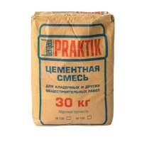 Штукатурка цементная Bergauf Praktik. 30кг Штукатурка цементная Bergauf Praktik. 30кг