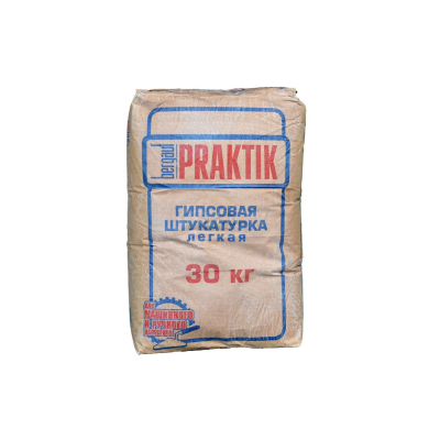 Штукатурка гипсовая Bergauf Praktik. 30 кг