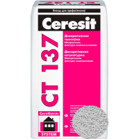 Штукатурка декоративная Ceresit СТ 137. Камешковая. 25кг