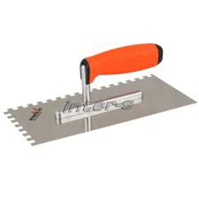 ГЛАДИЛКА НЕРЖ. 13*28СМ РУЧКА 2К С ЗУБОМ