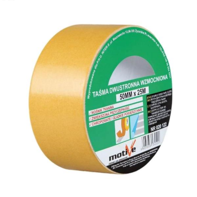 СКОТЧ ДВУСТОРОННИЙ НА ТКАНЕВОЙ ОСНОВЕ