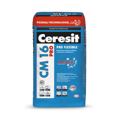 Клей для плитки Ceresit CM 16 PRO высокоэластичный. 20кг