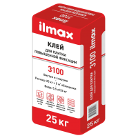 Клей для плитки Ilmax 3100 повышенной фиксации. 25 кг