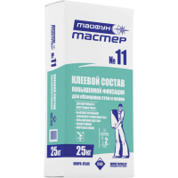 Клей для плитки Тайфун Мастер №11. 25кг Клей для плитки Тайфун Мастер №11. 25кг