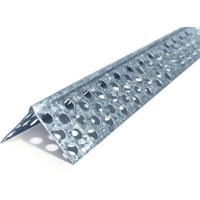Угол перфорированный оцинкованный 3м