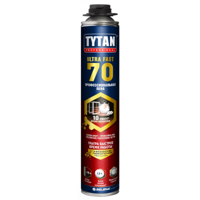 Пена Tytan ULTRA FAST 70 профессиональная. 870мл