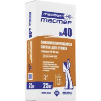 Смесь для стяжки 10-60мм Тайфун Мастер №40 25кг Смесь для стяжки 10-60мм Тайфун Мастер №40 25кг