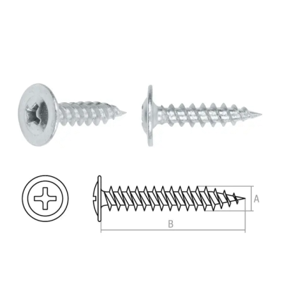 Саморез с прессшайбой со сверлом